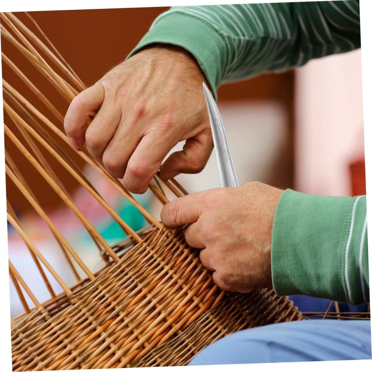 1set Rattan Weaving Pry Tool Ergonomic Basket Making and Repair Supplies for Furniture Weaving for Crafting and Wicker Restoration