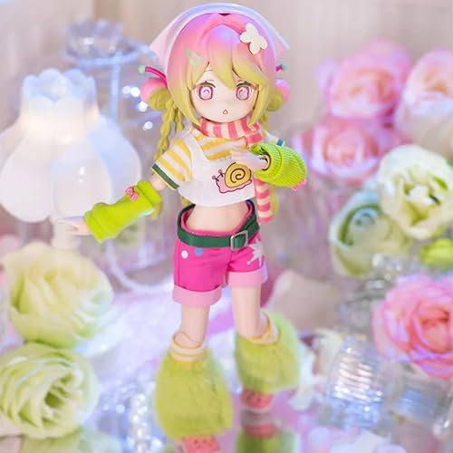 Miniatura 8 de CALEMBOU BJD - Caja ciega electrónica, linda muñeca electrónica de 7.8 pulgadas con articulaciones, colección de juguetes de figura de acción,