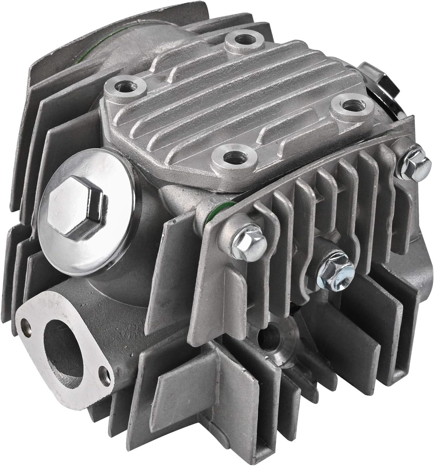Trkimal 52,4 mm Kompletter Zylinderkopf Ventilbaugruppe Ersatz für 4-Takt Chinesisch TaoTao Coolster ATV 110 cc Pit Quad Dirt Bike Go Kart