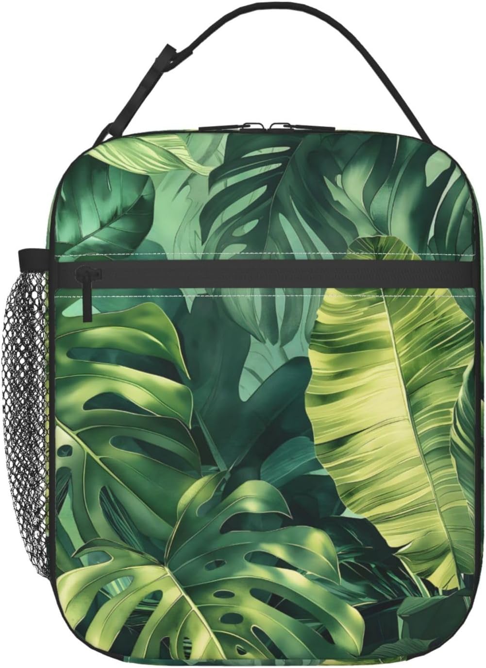 Exotic Tropical Leaves Lunch Box for Women Men, Insulated Lunch Box, Reusable Lunch Bag for Office, Work, Picnic, Travel