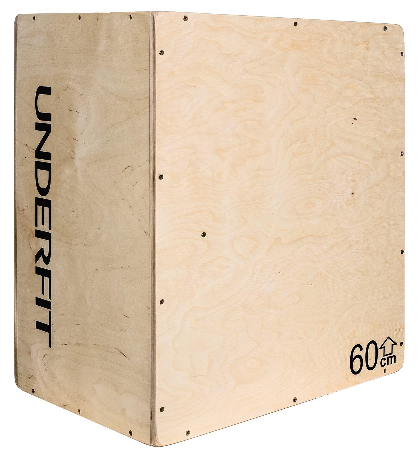 Produktbild von UNDERFIT Plyometrische Sprungbox Aus Holz – Verstellbare Plyo Box Für Crossfit & Home-Workout, Bis 200 Kg