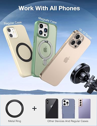Miniatura 5 de AKESEPE Soporte magnético para teléfono MagSafe 2025 con potencia magnética más fuerte 2025 para ventilación de coche, rotación de 360, soporte