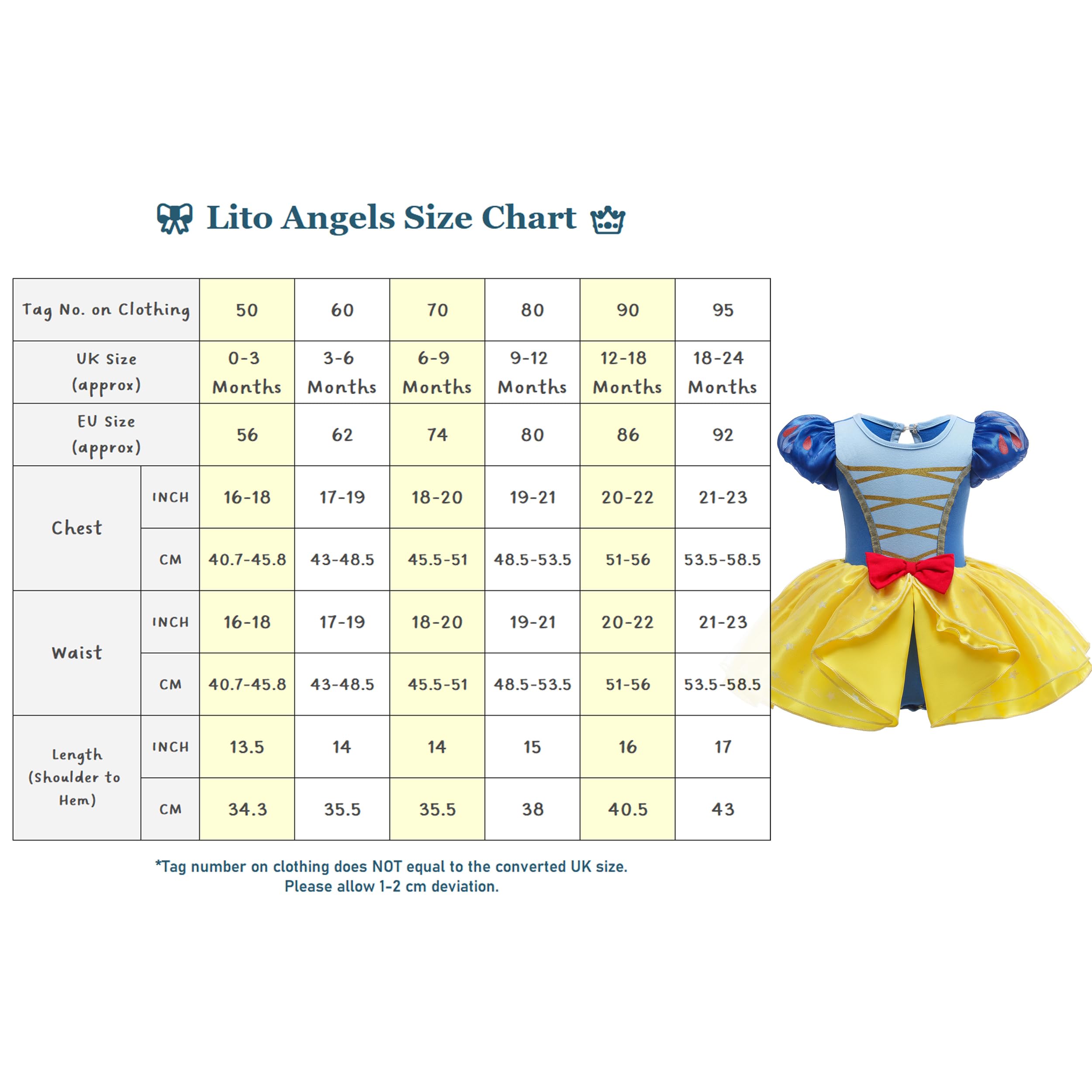 Lito Angels Deguisement Robe Souris pour Bebe Filles avec Bandeau Taille 6-24 mois