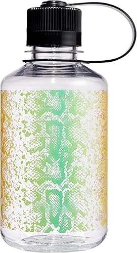 Nalgene Sustain Tritan - Botella de agua sin BPA hecha con material derivado del 50% de residuos plásticos, 16 onzas, boca estrecha