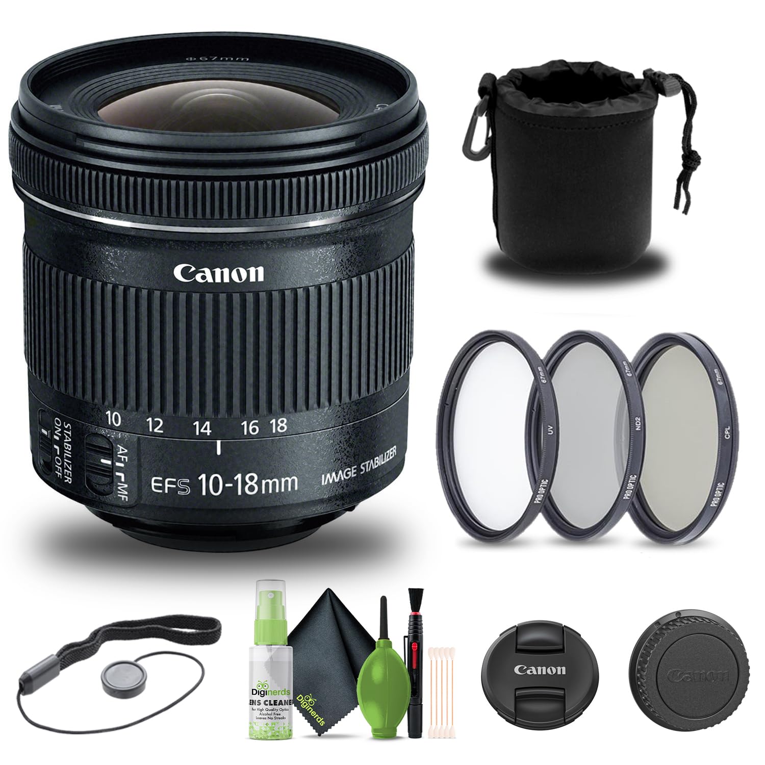Amazon.com : Canon EF-S 10-18mm f/4.5-5.6 is STM Lens