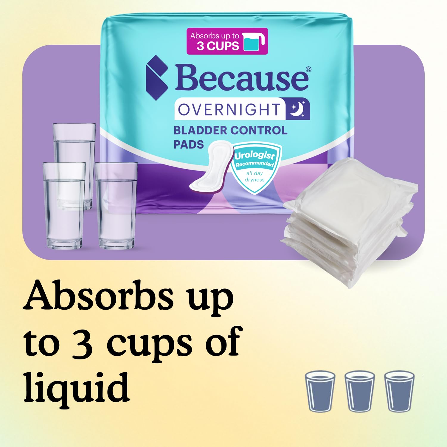Snapklik.com : Because Overnight Incontinence Pads For Women Moderate ...