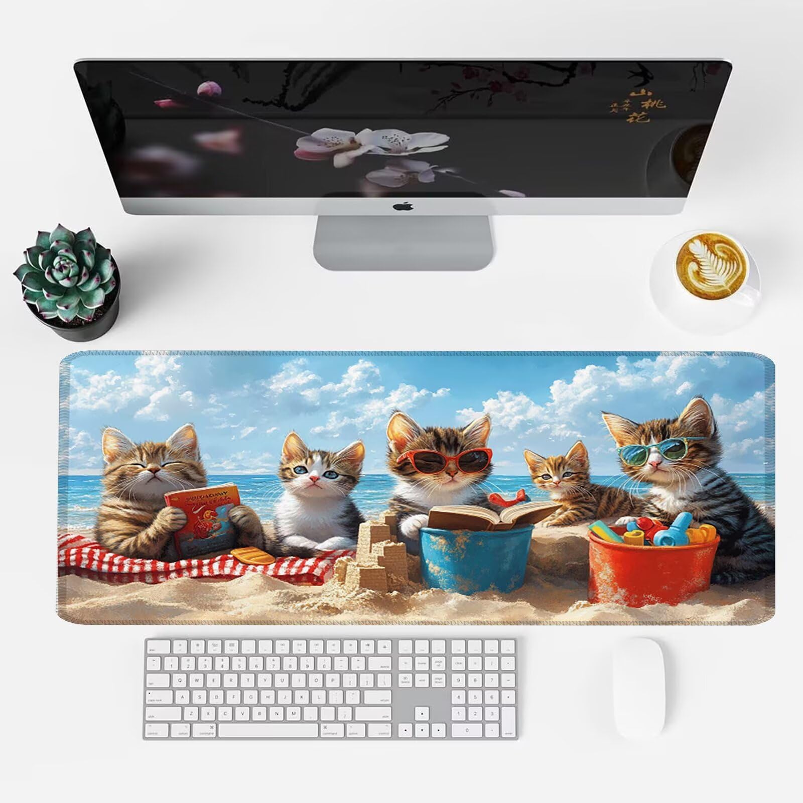 Podkładka pod mysz, podkładka pod mysz XXL 1200 x 600 podkładka pod mysz dla graczy, wodoodporna gumowa podstawa, duża podkładka pod mysz do gier na biurko szyte krawędzie wodoodporna antypoślizgowa