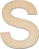 Vista 20 de Letra K de madera de 12 pulgadas, letra K de madera grande sin terminar de 1/4 de pulgada de grosor para decoración de pared del hogar, manualidades