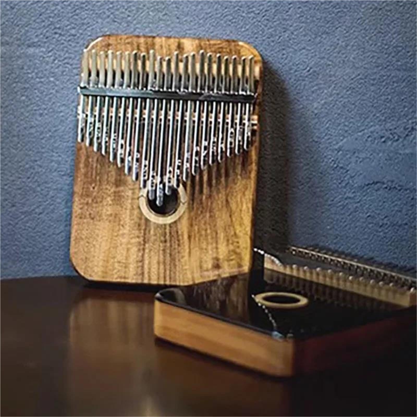 Kalimba Profesional Instrumento Musical Kalimba De 17 Teclas Teclado Musical Kalimbas De Madera De 21 Teclas Piano De Dedos Portátil Para Iniciantes Profesionales(21 keys1)