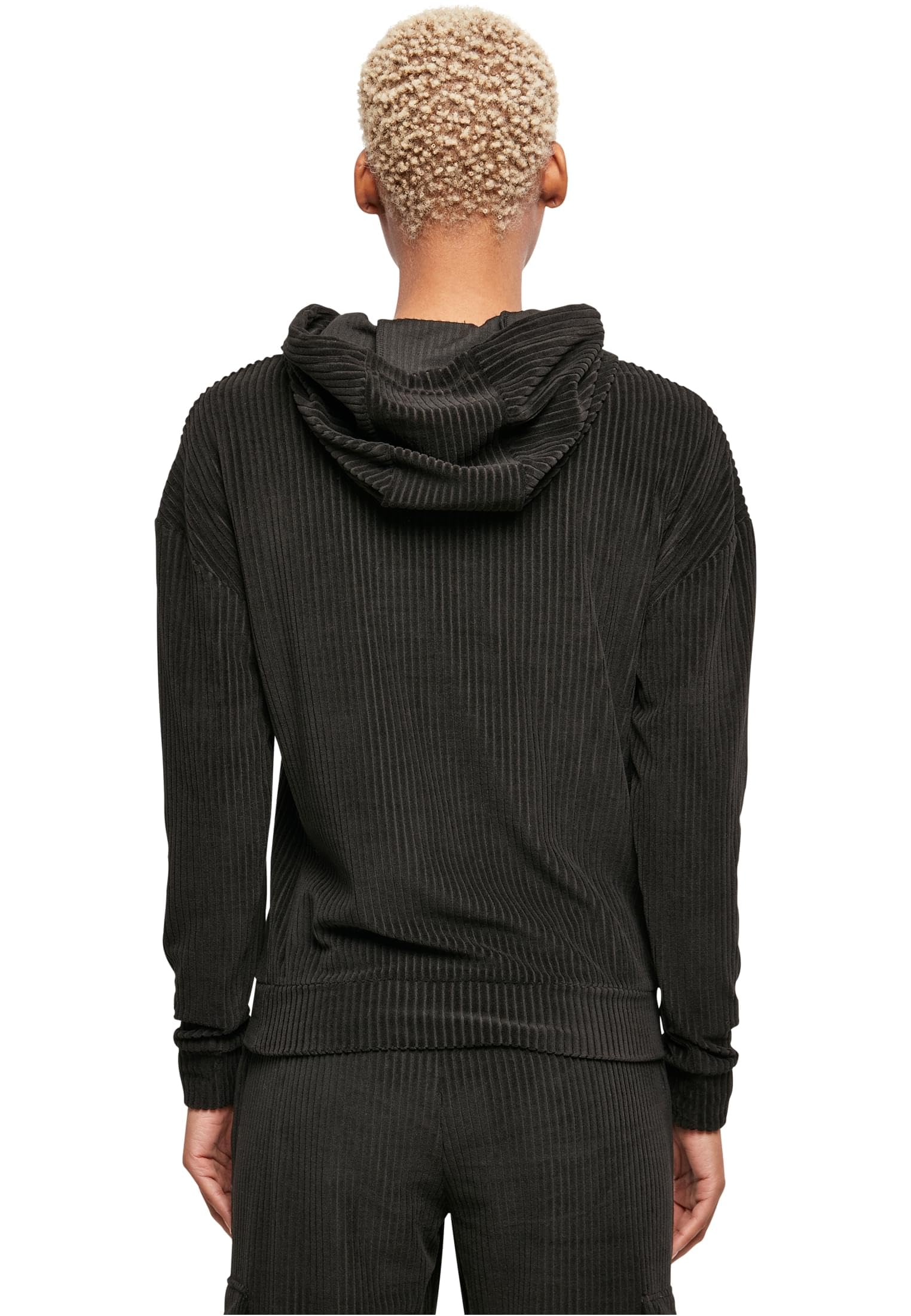 Urban Classics Damen Ladies Velvet Rib Hoody