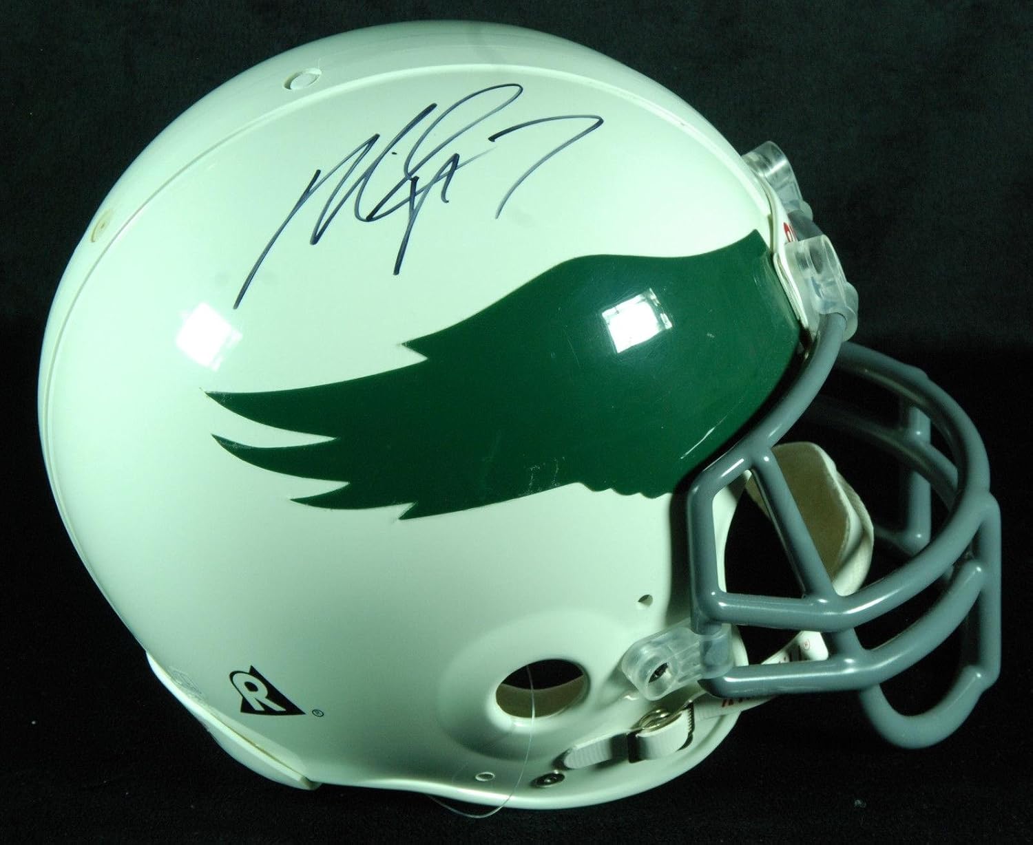 Michael Vick Autographed Helmet Full Size Throwback PSA/DNA