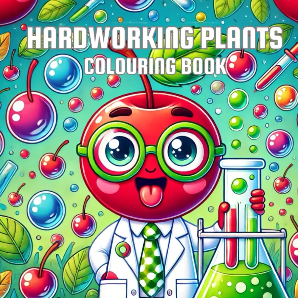 Hardworking Plants: Colouring Book