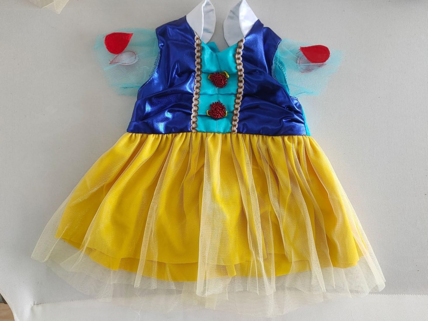 Newborn Girls Photography Prop Infant Romper Skirt Newborn Lace Tulle Skirt Girl Photo Shoot Infant Princess Costume - Image 5