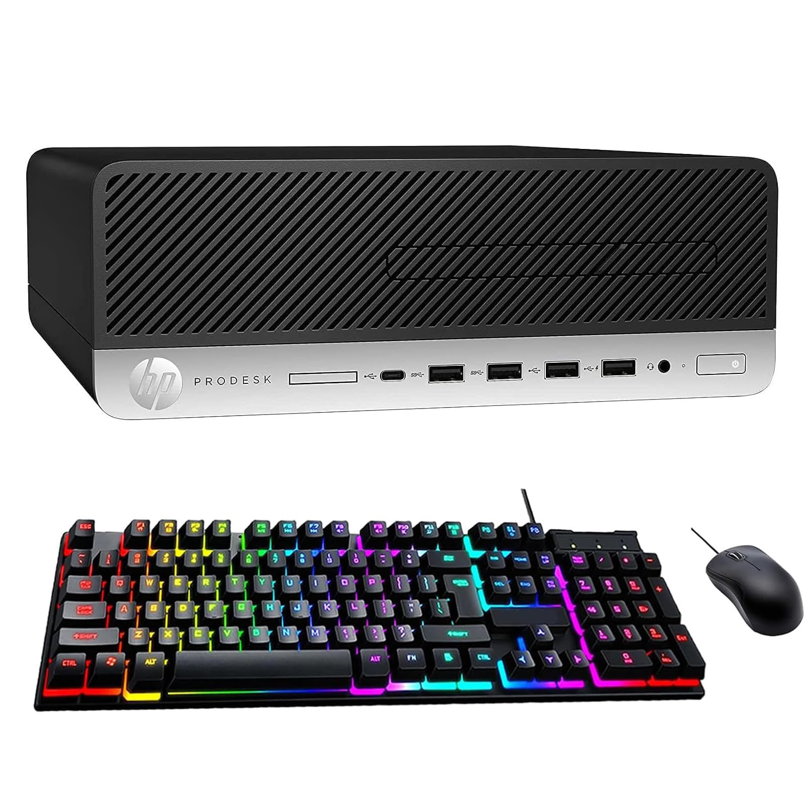 HP ProDesk 600 G5 SFF Business Desktop PC, Core i5-9500, 8GB RAM