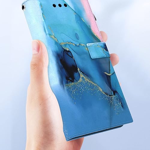 Miniatura 6 de Funda para teléfono Galaxy A13 5G, funda para Samsung Galaxy A13 5G para billetera de cuero con bolsillo abatible con soporte y ranuras para