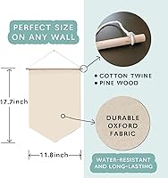 Vista 5 de Todos Tienen Valor Colgante de Pared, Frase de Bienvenida para el Aula, Decoración Boho para el Aula, Todos Son Bienvenidos Aquí, Bandera