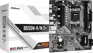 Placa Mãe ASRock B650M-H/M.2+, Chipset B650M, Amd AM5, m-ATX, DDR5