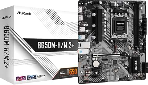ASROCK B650M-H/M.2+ AM5 2xDDR5