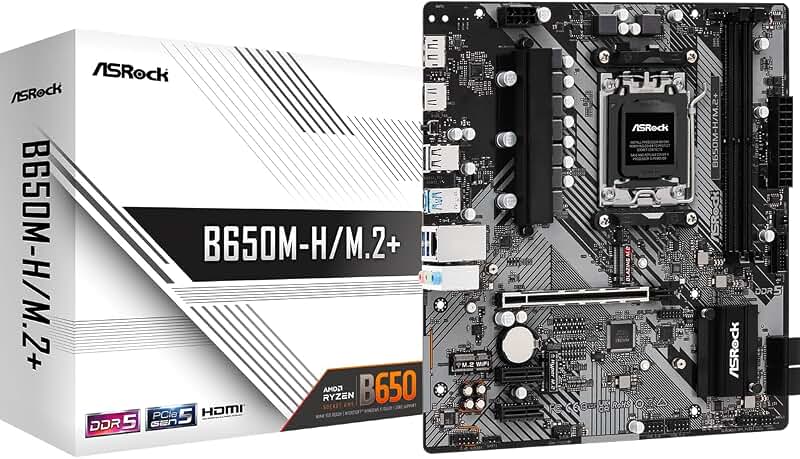 ASROCK B650M-H/M.2+ AM5 2xDDR5