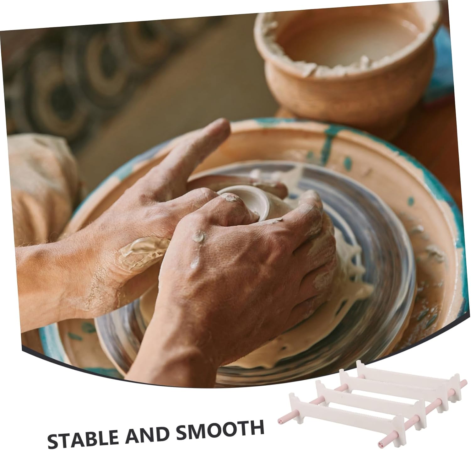 Homoyoyo Ceramic Jewelry Firing Bracket Pottery Kiln Bead Rack Kiln Accessories DIY Firing Stand