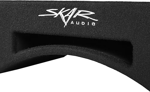 Miniatura 5 de Skar Audio Carcasa de subwoofer doble con puerto de 12 pulgadas compatible con camionetas Nissan Titan Crew Cab 2016-2025
