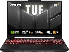 Notebook ASUS TUF Gaming A16, AMD RYZEN 7, RTX4050, 8GB, 512 GB, KeepOS, Tela 16" LCD LED, Mecha Gray - FA607NUQ-RL035