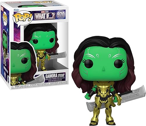 Miniatura 6 de Funko Pop! Marvel What If... Juego de 6 figuras Infinity Ultron, Frost Giant Loki, Queen General Ramonda, Gamora con Blade of Thanos, Infinity