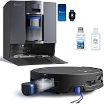 ECOVACS DEEBOT X11S OMNICYCLONE Aspirateur robot & C'est pas vrai. 30000Pa, TrueEdge Rouleaux, station sans sac pour le nettoyage sans effort, 3-Min Chargement rapide pour grande maison, ZeroTangle, AI Évitement, YIKO Agent