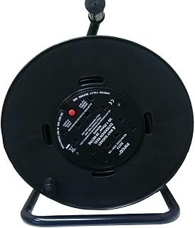 Pifco 4 Way/Gang Extension Reel With Re-Settable Safety Thermal Cutout 50 Metres