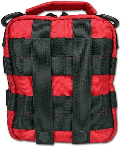 Miniatura 8 de Lightning X Premium IFAKGunshot Trauma Bloodstop MOLLE Kit con QuikClot y torniquete, color bronceado