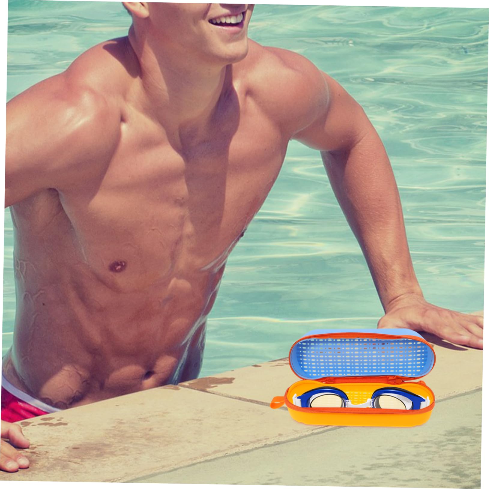 BESPORTBLE 5 Pezzi Scatola Portaoggetti Per Occhialini Da Nuoto Scatole Per Occhialini Custodie Per Occhialini Scatole Per Occhialini Da Nuoto Custodie Per Occhiali Da Nuoto Custodia Per