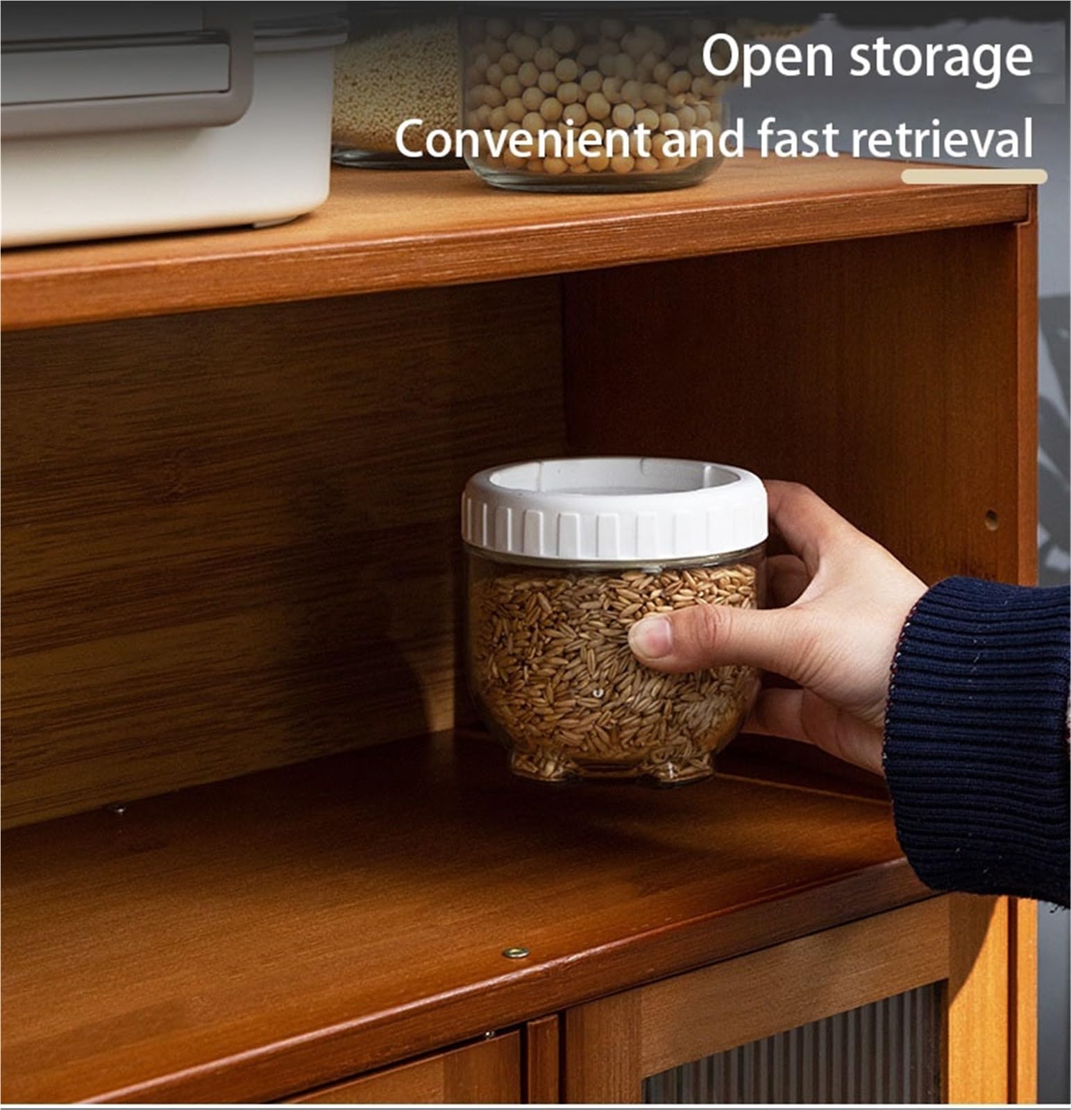 Scolapiatti da cucina in bambù con struttura solida naturale Sto Cabinet s mensola espositore 42 cm nizer per casa e ufficio