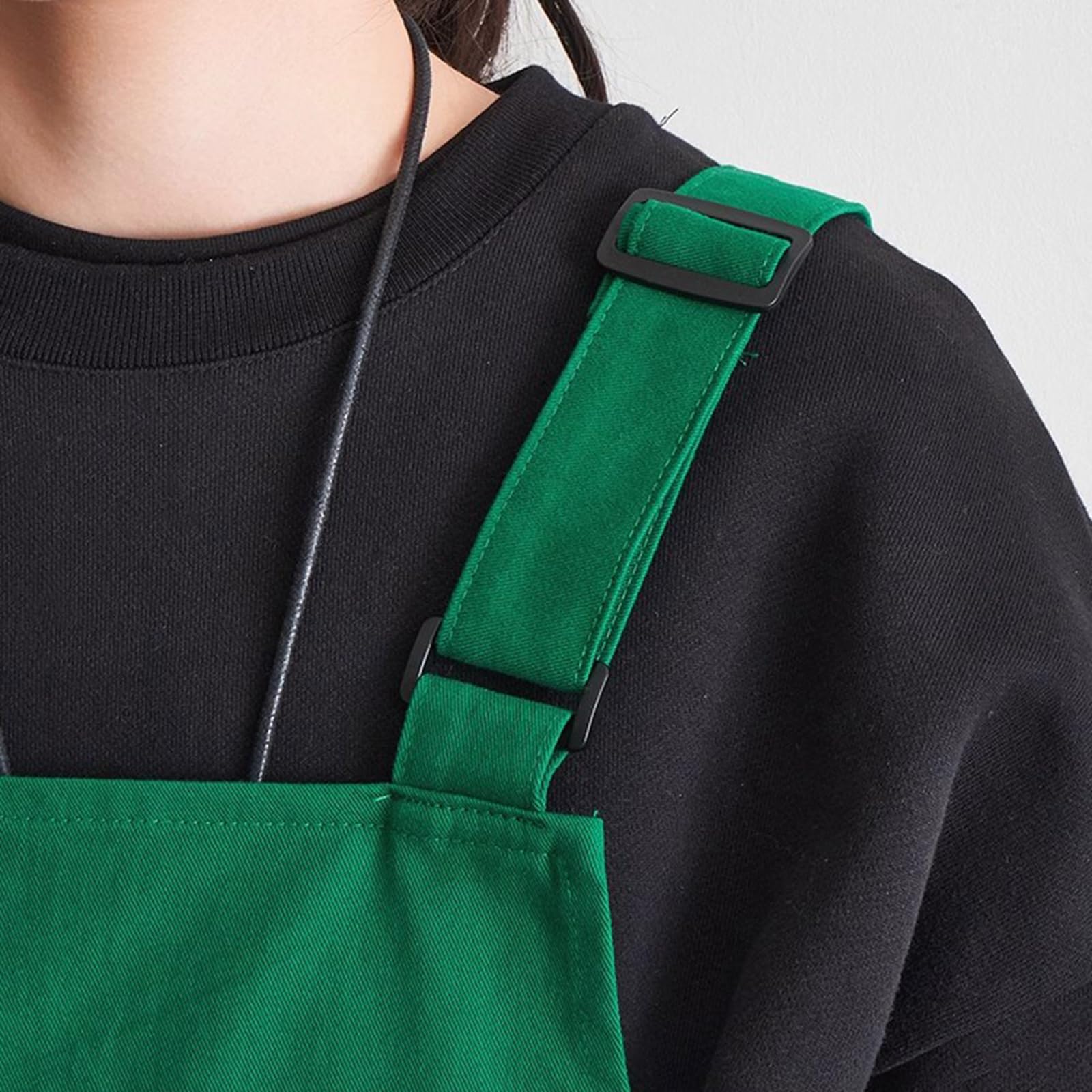 Grembiuli Grembiule da Cucina in Cotone con 2 Tasche Donna, Uomo Grembiuli da Lavoro