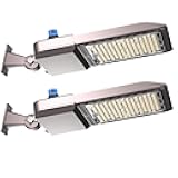 Lightdot 600W LED Parking Lot Light Arm Mount Parking Lot Lighting 90000Lm 5000K Dusk to Dawn LED Shoebox Lights for Outdoor Parking Lot Driveway Yard 30-65Ft Height Pole -2Pack 7Yrs Warranty