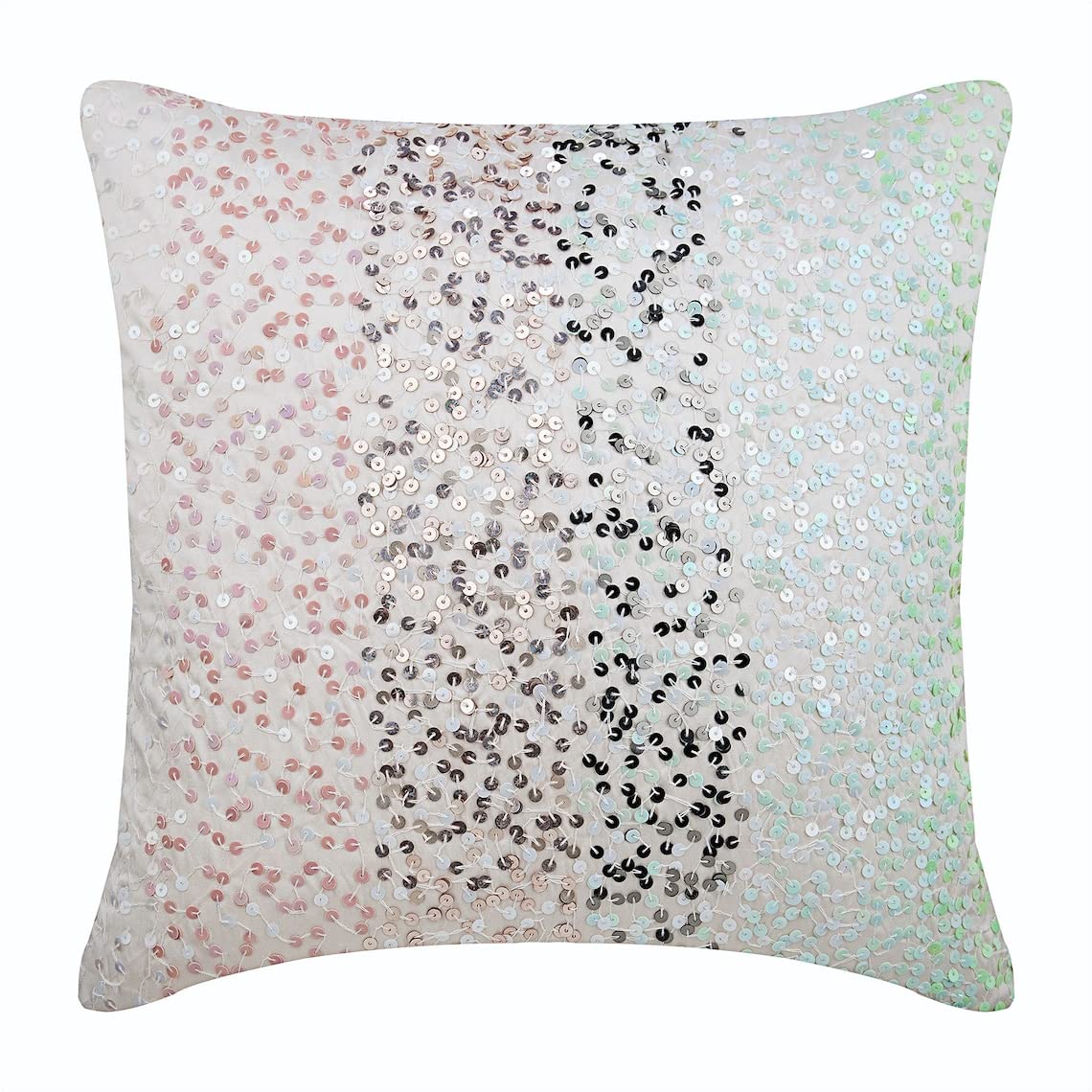 The HomeCentric Decorative Cushion Covers 35 x 35 cm Pink, Silk Throw Cushion Covers, Cushion Covers, Modern Pillow Cover - Pastel Ombre โ image 1