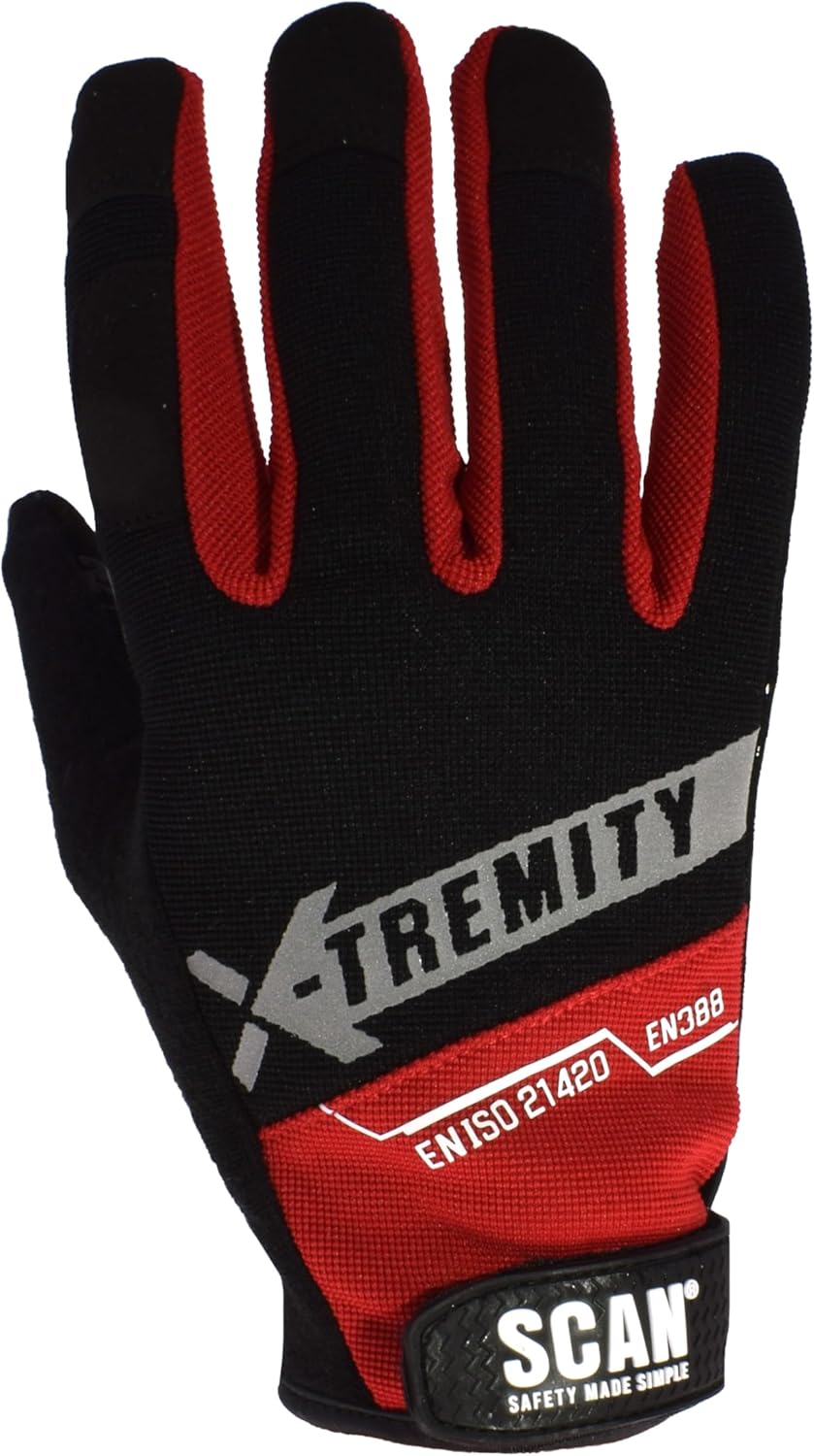 Scan - Work Gloves with Touch Screen Function - XL (Size 10)