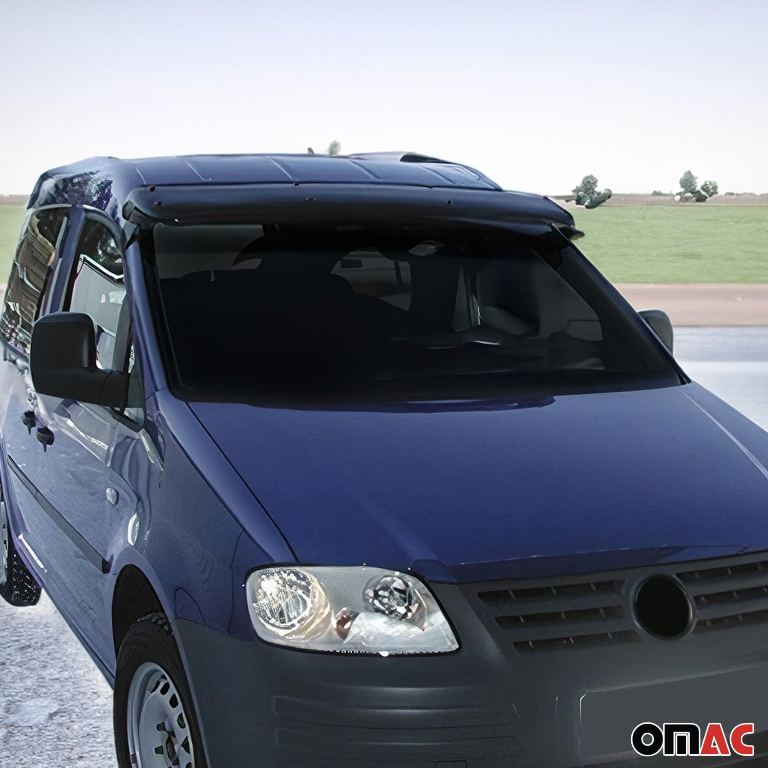 OMAC Sonnenblende äußeren Außensonnenblende kompatibel mit VW Caddy 2003-2020 Acryl