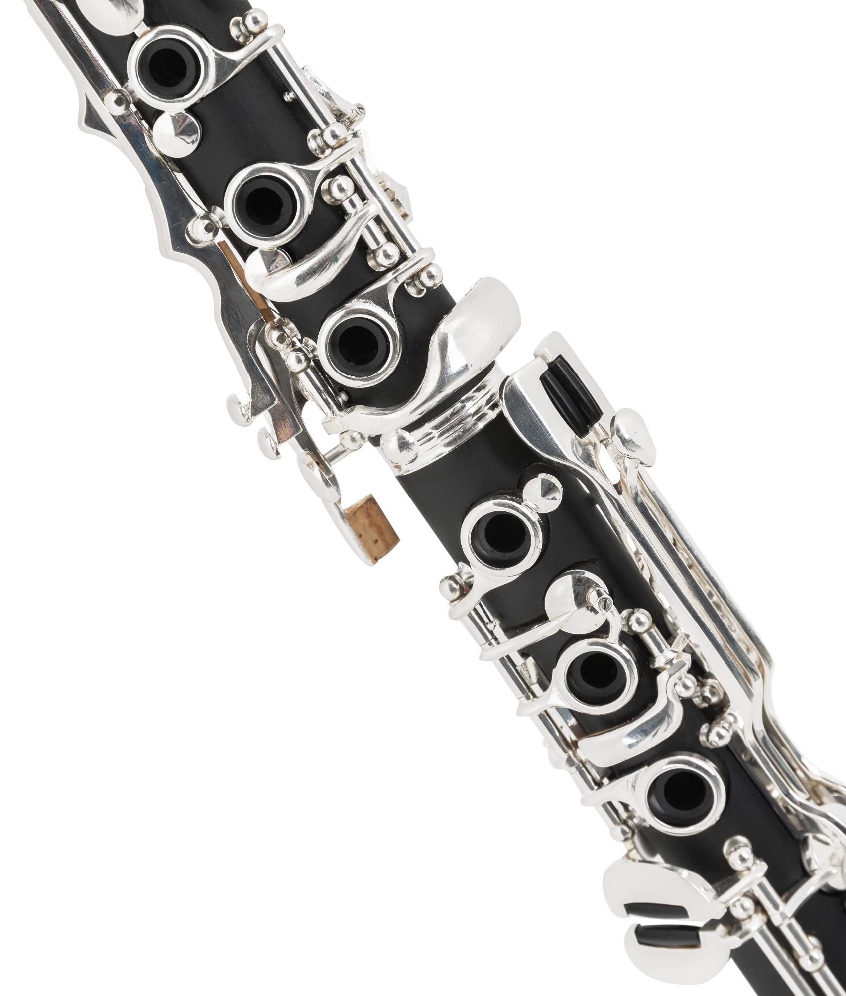 Classic Cantabile CLK-20 Kunststoff Klarinette (deutsche Giffweise, 20 Klappen, 6 Ringe, Ebonit Korpus, inkl. Koffer und Putztuch)