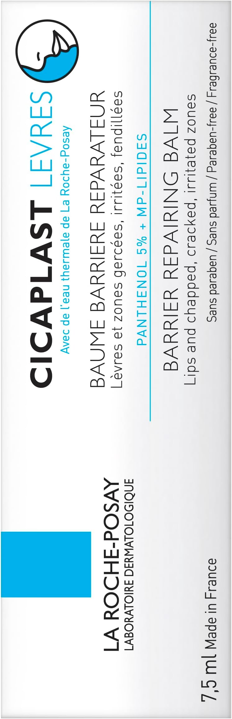 Cicaplast Lip Balm, Repairing Treatment for Dry Lips, 7.5ml