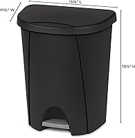 Vista 2 de STERILITE Basurero con pedal