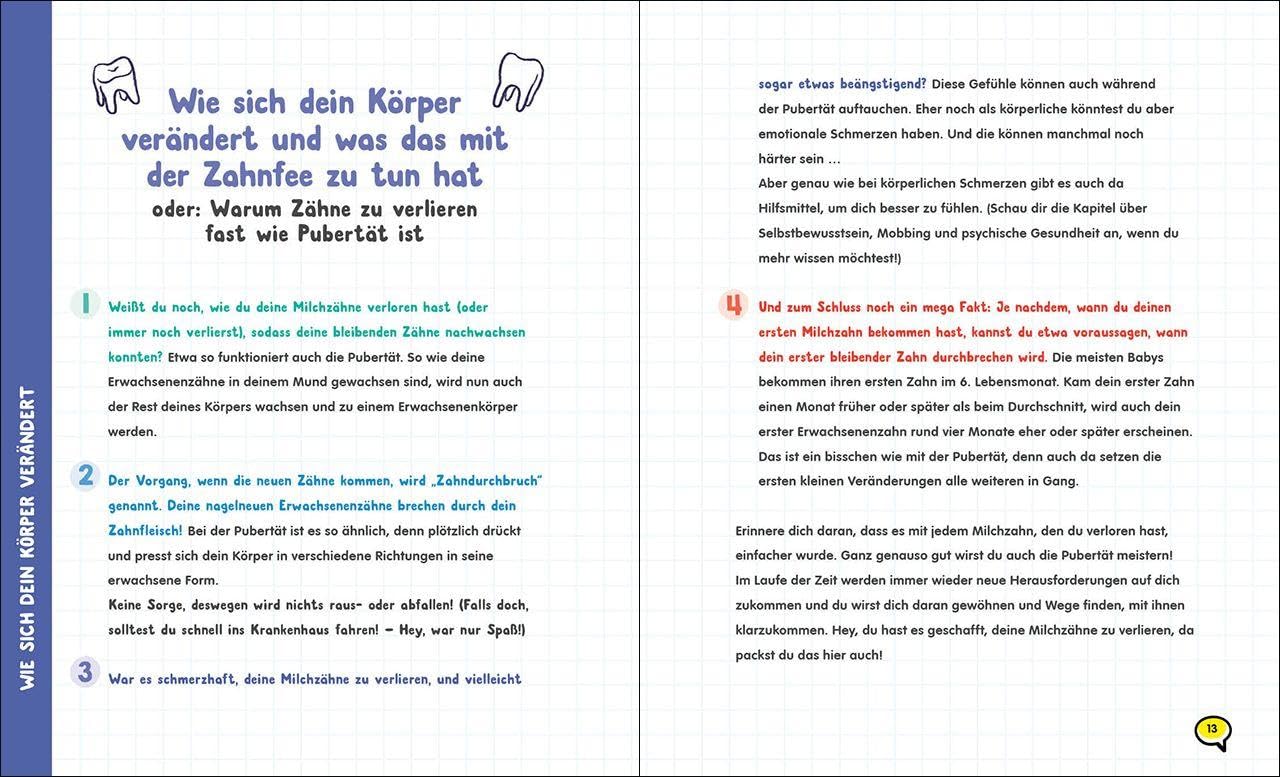 So überlebst du die Pubertät: für jede*n - Aufklärungsbuch und Ratgeber für Kinder und Jugendliche