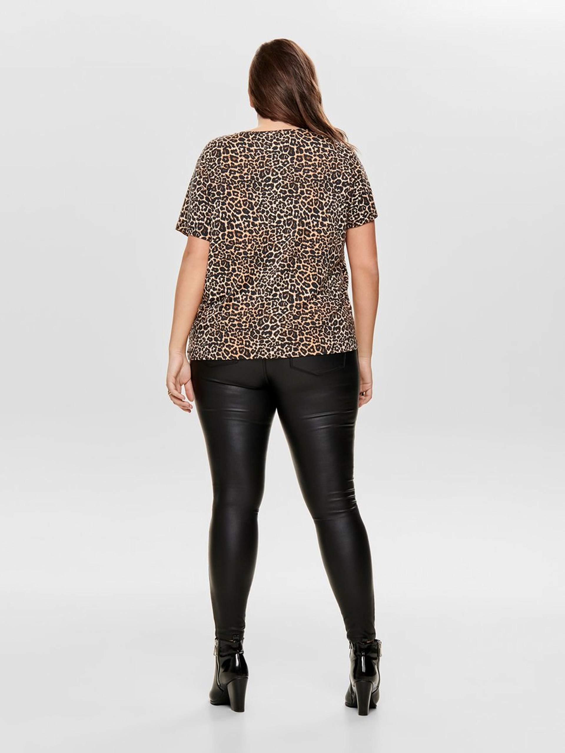 ONLY Carmakoma Damen Skinny Jeans Carpunk Reg Sk Coated Pants
