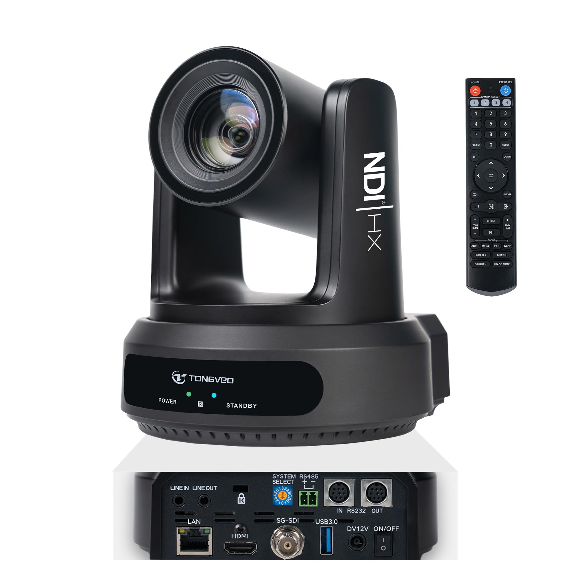 Amazon.com: TONGVEO NDI AI Auto-Tracking IP PTZ Camera SDI/HDMI
