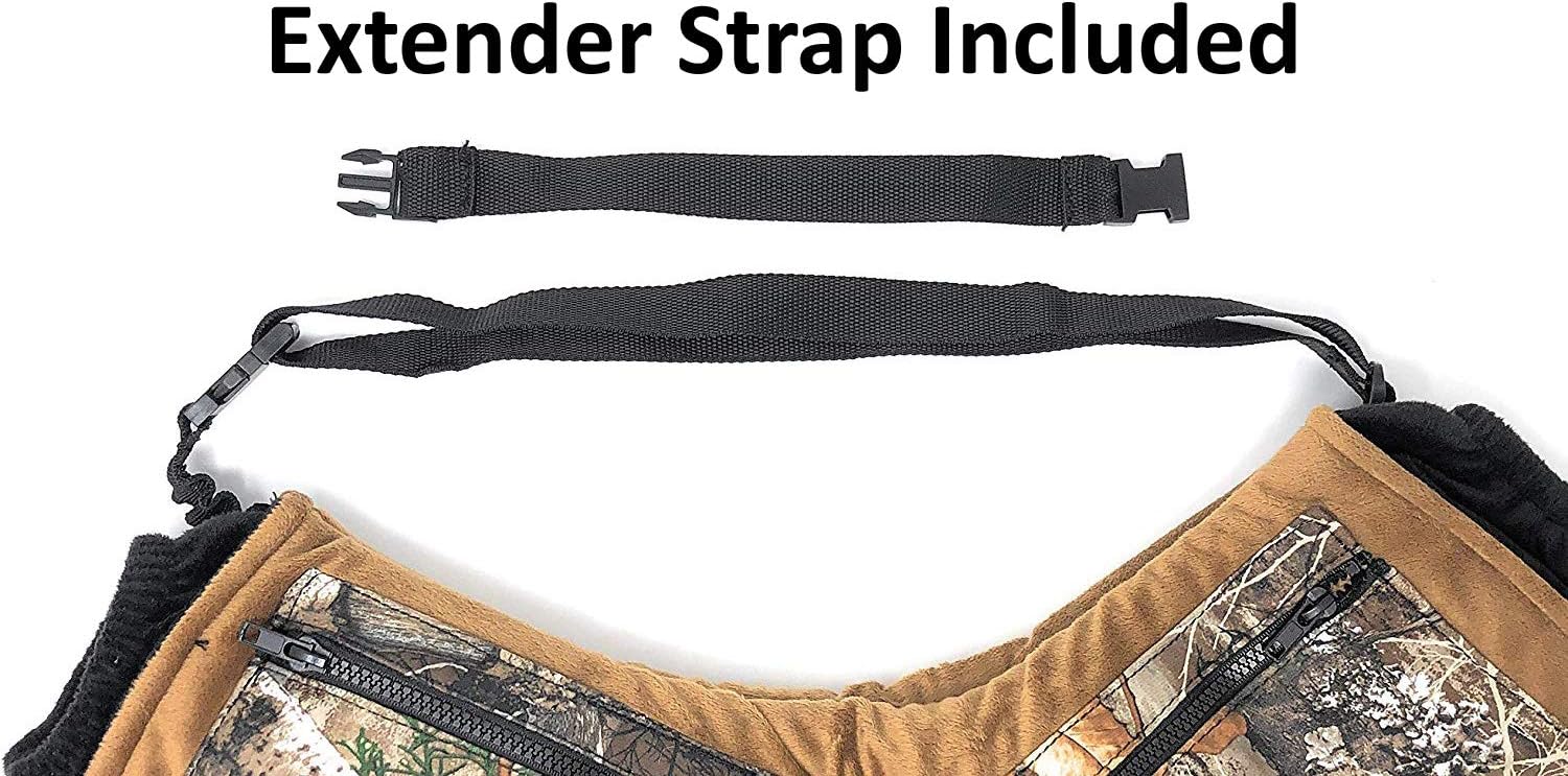 Hunter Safety System Muff-Pak: Polar Fleece Hand Warmer, Front and Back Pockets, Ergonomically Correct Hunting Gear, Perfect for Hunting or Camping