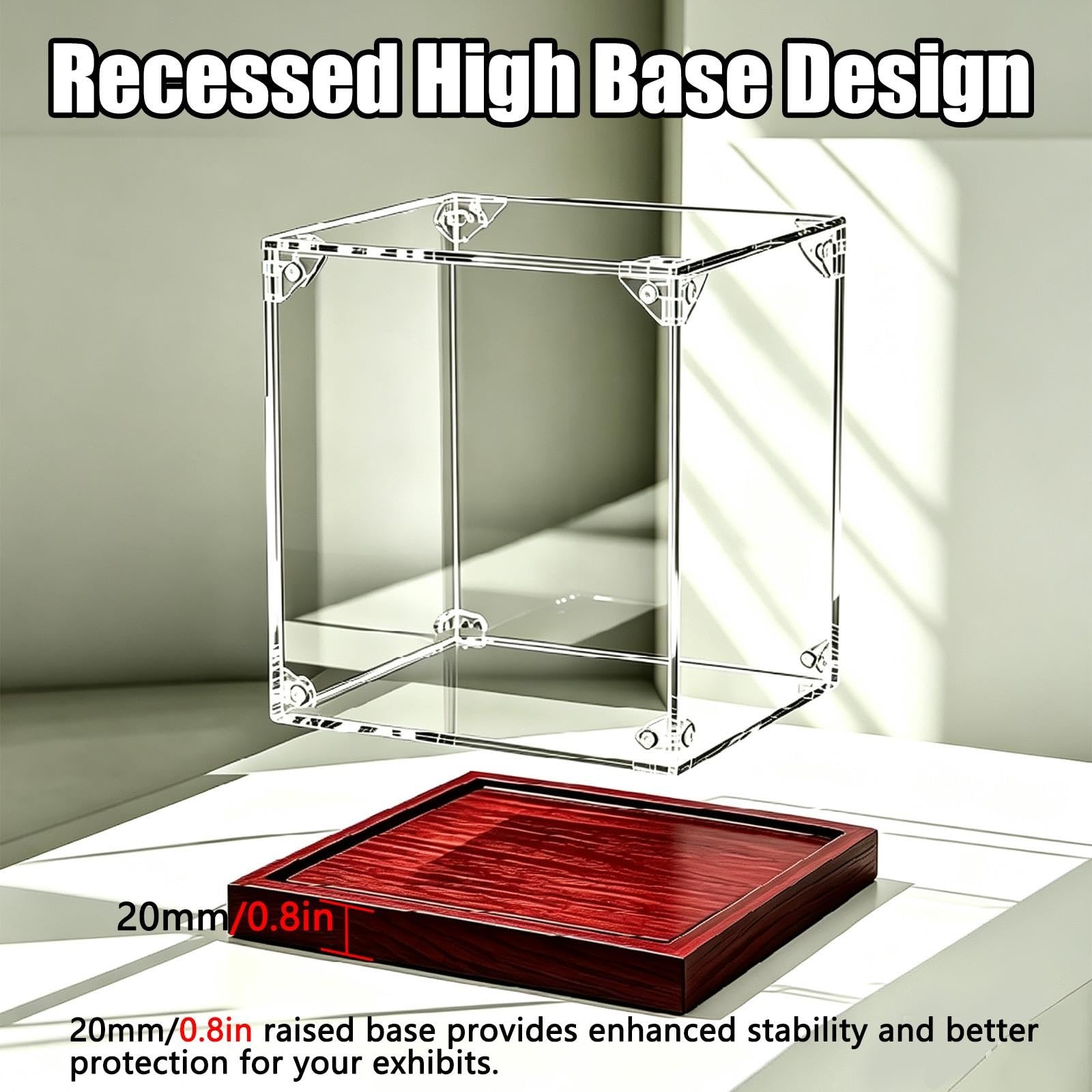 LZMZMQ Teca Plexiglass Vetrina in Acrilico per Oggetti da Collezione