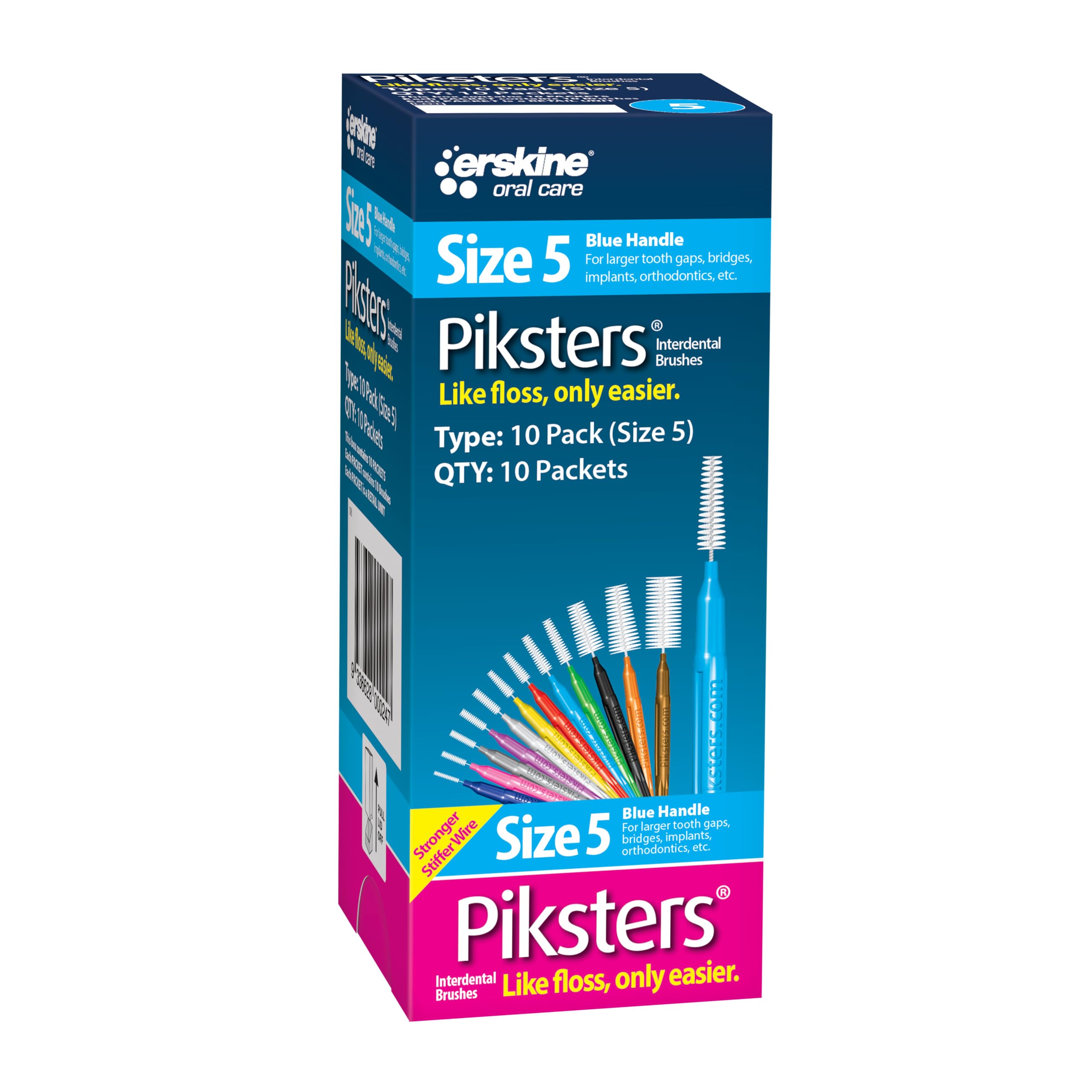 Piksters Rozmiar szczotki międzyzębowej 5-10 sztuk po 10 szt.