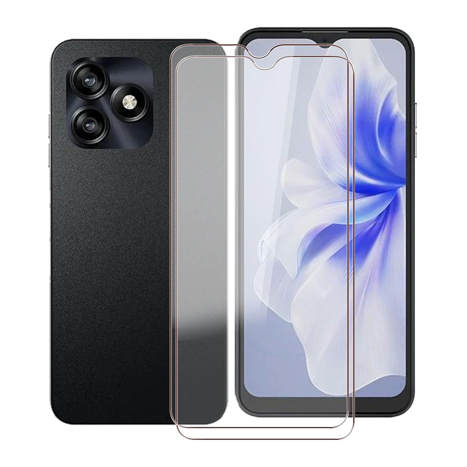 KJYFOANITransparent Screen Protector for Hotwav Note 15, Bubble-Free, High Definition, High Sensitivity, 9H Hardness Screen Protector for Hotwav Note 15 (6.60 Inches) - Pack of 2