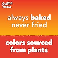 Vista 5 de Goldfish Mega Bites Galletas de Queso Cheddar Fuerte, Bolsa de 5.9 Oz