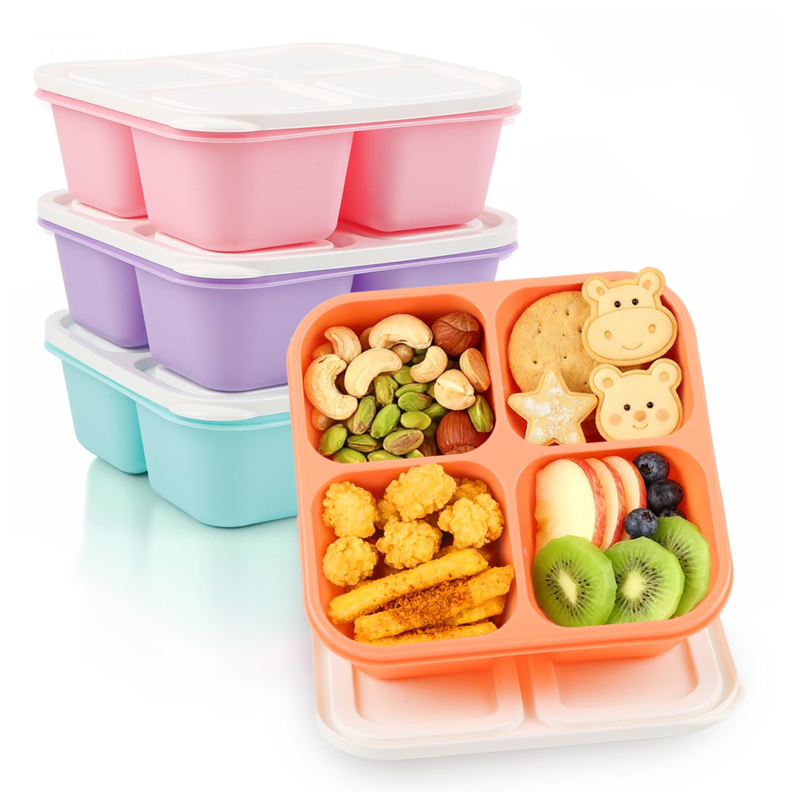 Photo 1 of RUENVUE Bento Box Lunch Containers - 4 Pack