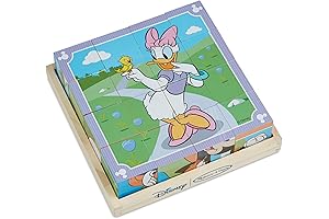 Melissa & Doug Disney Mickey Mouse Wooden Cube Puzzle